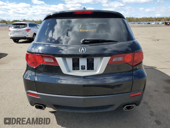 2011 Acura RDX with VIN 5J8TB1H27BA800053, listed as a Copart auction lot 48347305 with 115,465 mi miles and Salvage Title. Bid and sale history available at carsss.com. Image 6.