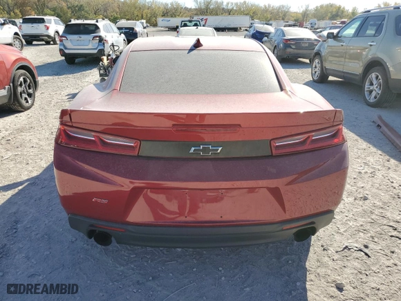2017 Chevrolet Camaro 2LT with VIN 1G1FD1RX5H0125178, listed as a Copart auction lot 77348374 with 58,735 mi miles and Salvage Title. Bid and sale history available at carsss.com. Image 6.