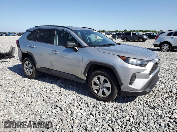 2020 Toyota RAV4 LE with VIN 2T3H1RFV2LC075937, listed as a Copart auction lot 53425835 with 71,953 mi miles and Salvage Title. Bid and sale history available at carsss.com. Image 4.