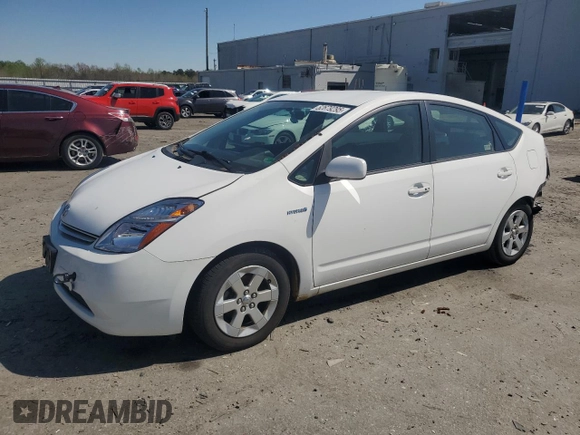 2009 Toyota Prius with VIN JTDKB20U493472506, listed as a Copart auction lot 52679295 with 106,800 mi miles and Salvage Title. Bid and sale history available at carsss.com. Image 1.