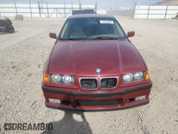 1997 BMW 3 Series 328iA with VIN WBACD4320VAV51050, listed as a Copart auction lot 75243594 with 197,817 mi miles and Salvage Title. Bid and sale history available at carsss.com. Image 5.