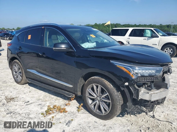 2019 Acura RDX Technology z VIN 5J8TC1H57KL002938, wystawiony jako Copart lot #59406565 z przebiegiem 126 296 mil mil oraz Szkoda całkowita • Salvage title. Historia ofert i sprzedaży dostępna na DreamBid. Obrazek 4.