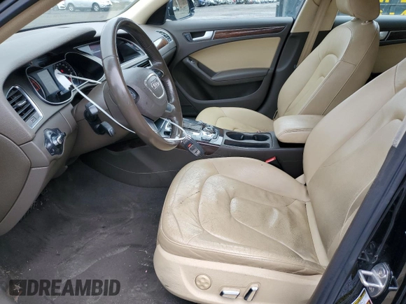 2013 Audi A4 Premium Plus с VIN WAUEFAFL1DN035597, выставлен на аукционе Copart как лот 48017165 с пробегом 173 523 миль миль и Списание • Salvage title. История ставок и продаж доступна на DreamBid. Изображение 7.