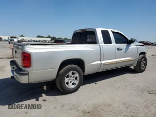 2006 Dodge Dakota SLT with VIN 1D7HE42K36S554565, listed as a Copart auction lot 53402695 with 144,433 mi miles and Salvage Title. Bid and sale history available at carsss.com. Image 3.