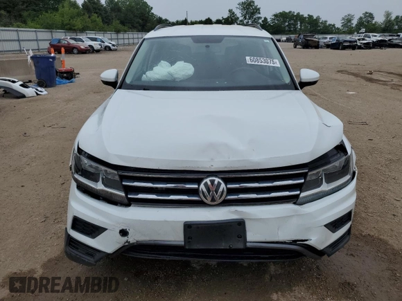 2020 Volkswagen Tiguan S with VIN 3VV0B7AX9LM108716, listed as a Copart auction lot 60853075 with 49,016 mi miles and Salvage title. Bid and sale history available at DreamBid. Image 5.