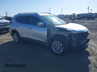 2017 Nissan Rogue SV with VIN KNMAT2MT4HP587849, listed as a IAAI auction lot 41759211 with 109,529 mi miles. Bid and sale history available at carsss.com. Image 1.
