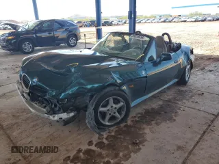 1998 BMW 3 Series Z3 2.8 z VIN 4USCJ3337WLC15638, wystawiony jako Copart lot #59053655 z przebiegiem 128 978 mil mil oraz Szkoda całkowita • Salvage title. Historia ofert i sprzedaży dostępna na DreamBid. Obrazek 1.