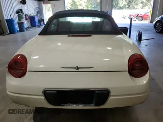 2002 Ford Thunderbird Hardtop Premium with VIN 1FAHP60A32Y125580, listed as a Copart auction lot 77493514 with 74,619 mi miles and Salvage Title. Bid and sale history available at DreamBid. Image 6.