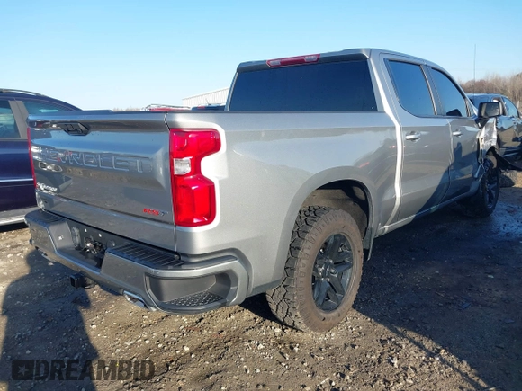 2023 Chevrolet Silverado 1500 RST with VIN 1GCUDEE83PZ220384, listed as a IAAI auction lot 41522119 with 25,797 mi miles and . Bid and sale history available at DreamBid. Image 4.