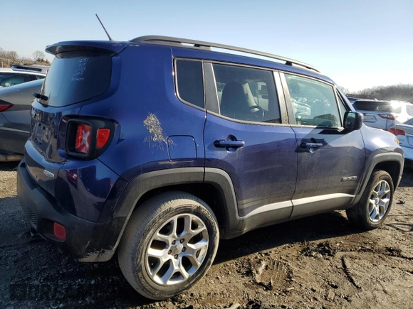 2016 Jeep Renegade Latitude with VIN ZACCJBBT6GPC80444, listed as a Copart auction lot 44315655 with 118,980 mi miles and Salvage Title. Bid and sale history available at carsss.com. Image 3.