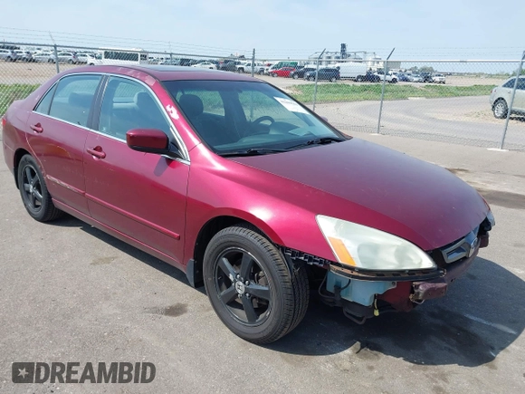 2005 Honda Accord EX with VIN 1HGCM56735A059534, listed as a IAAI auction lot 42209563 with 157,671 mi miles and . Bid and sale history available at DreamBid. Image 1.