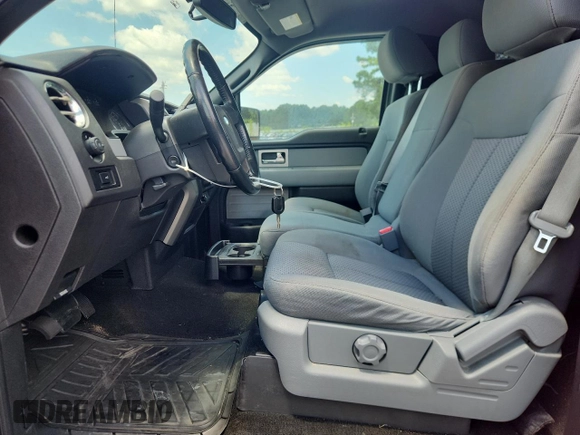 2011 Ford F-150 XL with VIN 1FTMF1CM4BFC43587, listed as a Copart auction lot 63575815 with 110,717 mi miles and Clean title. Bid and sale history available at DreamBid. Image 7.
