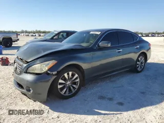 2011 Infiniti M37 with VIN JN1BY1AP9BM326655, listed as a Copart auction lot 82485374 with 163,687 mi miles and Salvage Title. Bid and sale history available at carsss.com. Image 1.