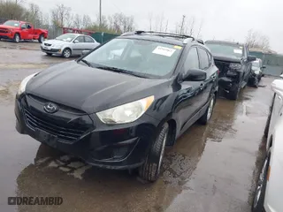 2011 Hyundai Tucson Limited with VIN KM8JUCAC5BU200544, listed as a IAAI auction lot 41952861 with 156,516 mi miles. Bid and sale history available at carsss.com. Image 2.