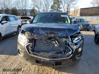 2021 Chevrolet Traverse LS with VIN 1GNEVFKW3MJ207176, listed as a Copart auction lot 82544224 with 55,290 mi miles and Salvage Title. Bid and sale history available at carsss.com. Image 5.