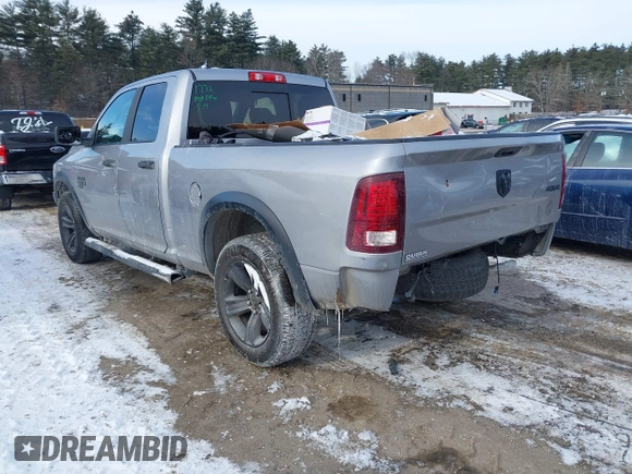 2021 Ram 1500 Classic Warlock with VIN 1C6RR7GG6MS582308, listed as a IAAI auction lot 41358795 with 8,978 mi miles. Bid and sale history available at carsss.com. Image 3.