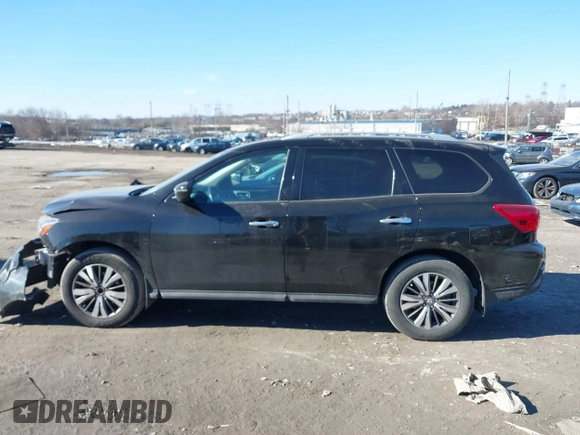 2017 Nissan Pathfinder SV with VIN 5N1DR2MM2HC693059, listed as a IAAI auction lot 41584629 with 112,379 mi miles. Bid and sale history available at carsss.com. Image 14.