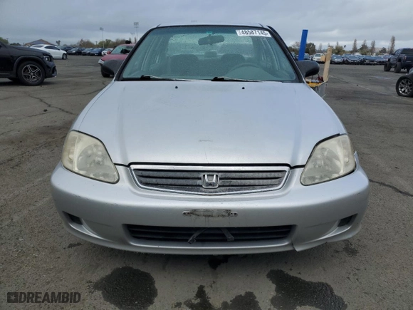 1999 Honda Civic VP with VIN 2HGEJ6615XH532339, listed as a Copart auction lot 48587145 with 149,375 mi miles and Salvage Title. Bid and sale history available at carsss.com. Image 5.