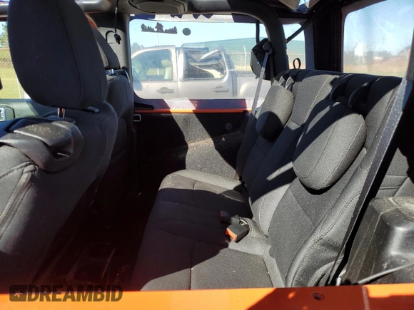 2018 Jeep Wrangler Sport with VIN 1C4GJXAG9JW282802, listed as a Copart auction lot 75557104 with 86,708 mi miles and Salvage Title. Bid and sale history available at carsss.com. Image 11.