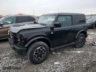 2022 Ford Bronco with VIN 1FMDE5AH9NLB65437, listed as a Copart auction lot 83311424 with 20,931 mi miles and Salvage Title. Bid and sale history available at carsss.com. Image 1.