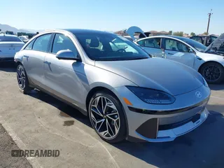 2023 Hyundai IONIQ 6 Limited with VIN KMHM54AA4PA051650, listed as a IAAI auction lot 40984270 with 13,288 mi miles. Bid and sale history available at carsss.com. Image 1.