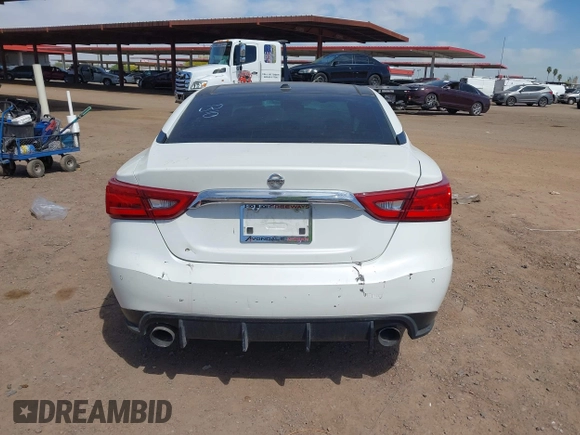 2016 Nissan Maxima SV with VIN 1N4AA6AP8GC379439, listed as a IAAI auction lot 42183728 with 107,857 mi miles and . Bid and sale history available at DreamBid. Image 15.