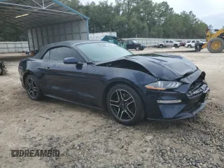 2021 Ford Mustang EcoBoost with VIN 1FATP8UH1M5115602, listed as a Copart auction lot 82803474 with 83,744 mi miles and Salvage Title. Bid and sale history available at carsss.com. Image 4.