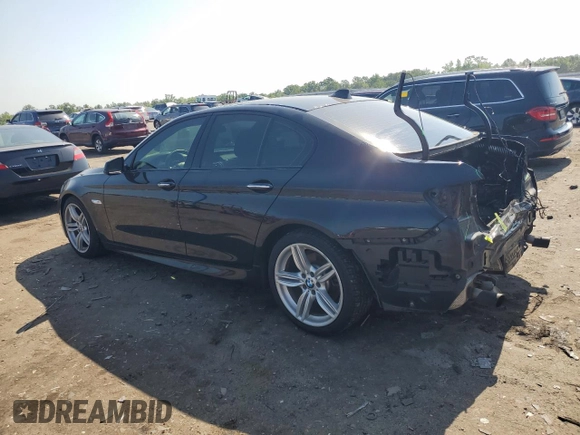 2013 BMW 5 Series 535i with VIN WBAFR7C54DC827808, listed as a Copart auction lot 61285525 with 120,274 mi miles and Salvage title. Bid and sale history available at DreamBid. Image 2.