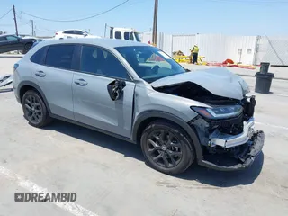 2024 Honda HR-V Sport with VIN 3CZRZ1H57RM751636, listed as a IAAI auction lot 42349287 with 8,346 mi miles and . Bid and sale history available at DreamBid. Image 1.