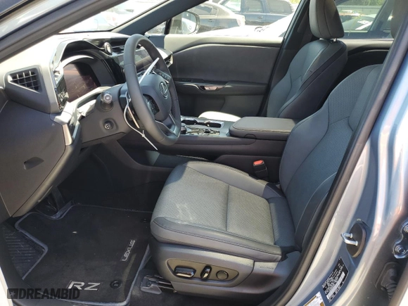 2023 Lexus RZ with VIN JTJAAAAB3PA000731, listed as a Copart auction lot 57350214 with 7,642 mi miles and Salvage Title. Bid and sale history available at carsss.com. Image 7.