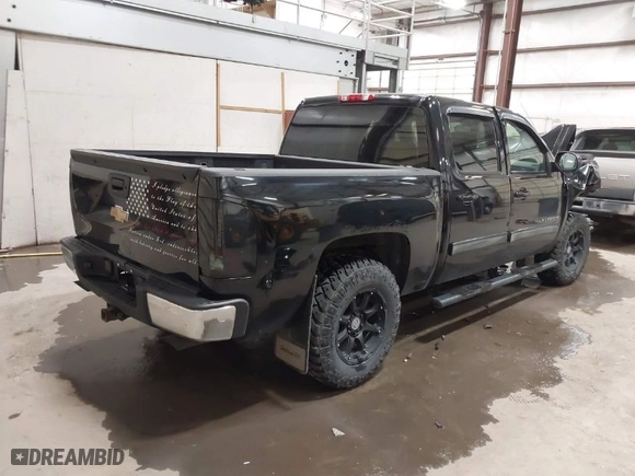 2011 Chevrolet Silverado 1500 LTZ with VIN 3GCPKTE38BG229649, listed as a IAAI auction lot 41414283 with 98,766 mi miles. Bid and sale history available at carsss.com. Image 4.