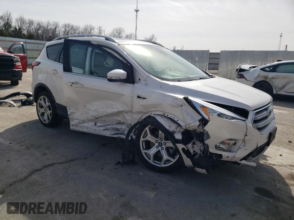2019 Ford Escape Titanium with VIN 1FMCU9J94KUC03970, listed as a Copart auction lot 47256135 with 33,744 mi miles and Salvage Title. Bid and sale history available at carsss.com. Image 4.
