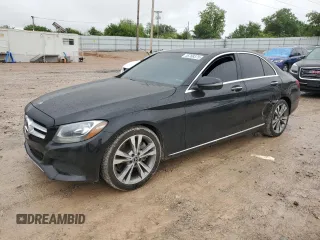 2018 Mercedes-Benz C 300 with VIN WDDWF4JB4JR346460, listed as a Copart auction lot 55768375 with 120,508 mi miles and Salvage title. Bid and sale history available at DreamBid. Image 1.
