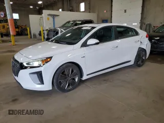 2018 Hyundai Ioniq Limited with VIN KMHC05LC8JU065278, listed as a Copart auction lot 58156505 with 124,263 mi miles and Salvage title. Bid and sale history available at DreamBid. Image 1.