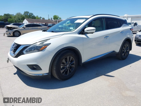 2018 Nissan Murano S z VIN 5N1AZ2MG8JN186092, wystawiony jako IAAI lot #42042539 z przebiegiem 77 017 mil mil oraz . Historia ofert i sprzedaży dostępna na DreamBid. Obrazek 17.