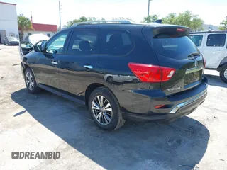 2019 Nissan Pathfinder SL with VIN 5N1DR2MN9KC599969, listed as a IAAI auction lot 41852389 with 186,285 mi miles and . Bid and sale history available at DreamBid. Image 3.