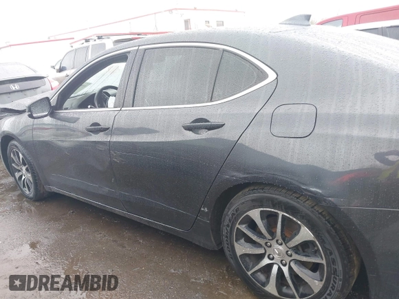 2015 Acura TLX with VIN 19UUB1F39FA010517, listed as a IAAI auction lot 41966748 with 171,138 mi miles. Bid and sale history available at carsss.com. Image 14.