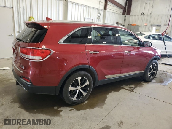 2016 Kia Sorento EX with VIN 5XYPHDA53GG152402, listed as a Copart auction lot 54890325 with 92,894 mi miles and Clean title. Bid and sale history available at DreamBid. Image 3.
