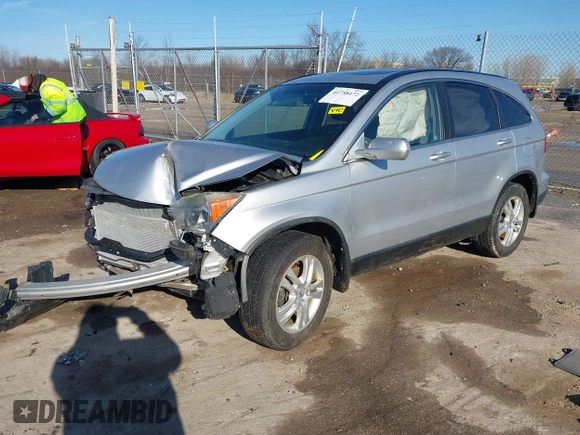 2011 Honda CR-V EX-L with VIN 5J6RE4H7XBL029051, listed as a IAAI auction lot 41758472 with 201,164 mi miles. Bid and sale history available at carsss.com. Image 2.