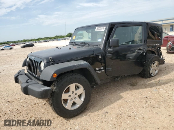 2014 Jeep Wrangler Unlimited Sport with VIN 1C4BJWDG2EL194164, listed as a Copart auction lot 56885575 with Not Provided miles and Salvage Title. Bid and sale history available at DreamBid. Image 1.