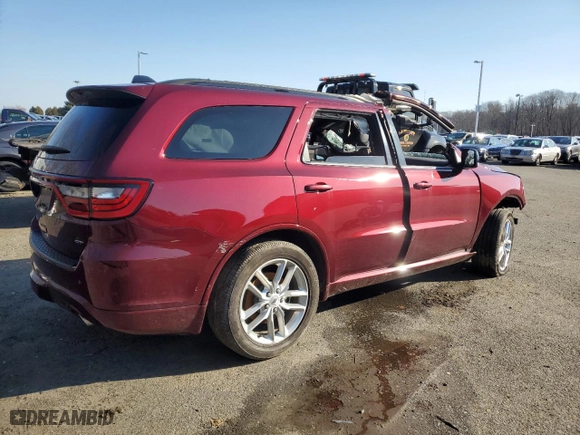 2023 Dodge Durango GT Premium with VIN 1C4RDHDG9PC596381, listed as a Copart auction lot 44369684 with 22,669 mi miles and Salvage Title. Bid and sale history available at carsss.com. Image 3.