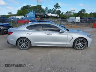 2019 Genesis G70 2.0T Advanced with VIN KMTG44LA2KU029902, listed as a IAAI auction lot 41977468 with 43,365 mi miles. Bid and sale history available at carsss.com. Image 13.