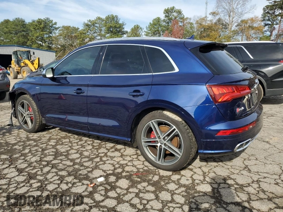 2018 Audi SQ5 Prestige with VIN WA1C4AFY1J2099089, listed as a Copart auction lot 82234144 with 92,549 mi miles and Salvage Title. Bid and sale history available at DreamBid. Image 2.