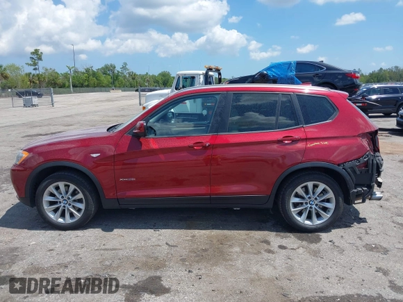 2013 BMW X3 xDrive28i with VIN 5UXWX9C50D0A11265, listed as a IAAI auction lot 41931507 with 69,853 mi miles and . Bid and sale history available at DreamBid. Image 14.