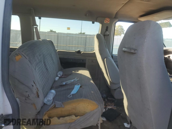 2002 Ford Econoline Passenger XL with VIN 1FBSS31S82HB36096, listed as a Copart auction lot 80654574 with 170,656 mi miles and Salvage title. Bid and sale history available at DreamBid. Image 12.