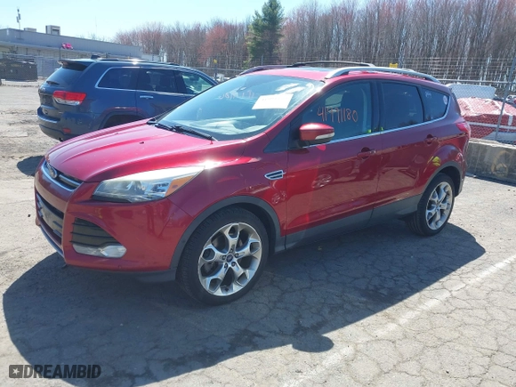2014 Ford Escape Titanium with VIN 1FMCU9J91EUD72347, listed as a IAAI auction lot 41991180 with 125,198 mi miles. Bid and sale history available at carsss.com. Image 17.