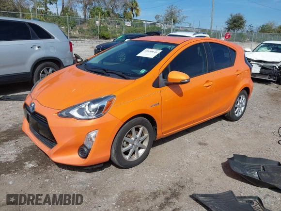 2015 Toyota Prius One with VIN JTDKDTB35F1095924, listed as a IAAI auction lot 41680646 with 59,371 mi miles and . Bid and sale history available at carsss.com. Image 2.