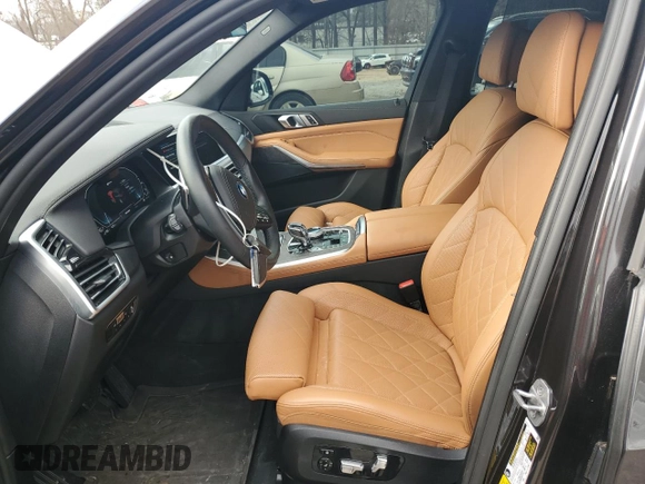 2023 BMW X5 xDrive45e with VIN 5UXTA6C07P9P29044, listed as a Copart auction lot 43625165 with 33,578 mi miles and Salvage Title. Bid and sale history available at carsss.com. Image 7.