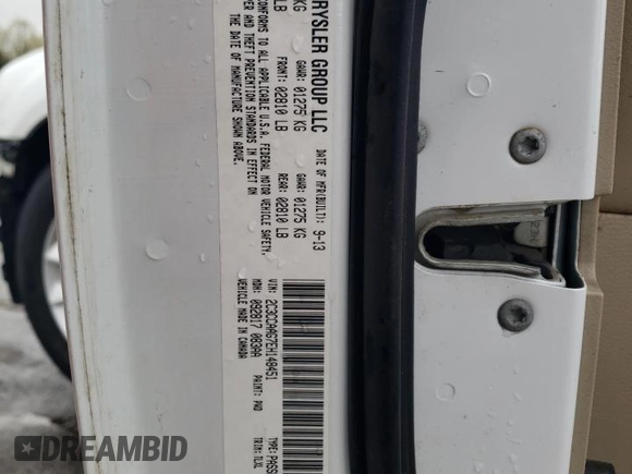 2014 Chrysler 300 z VIN 2C3CCAAG7EH148451, wystawiony jako Copart lot #54672815 z przebiegiem 154 241 mil mil oraz Szkoda całkowita • Salvage title. Historia ofert i sprzedaży dostępna na DreamBid. Obrazek 13.