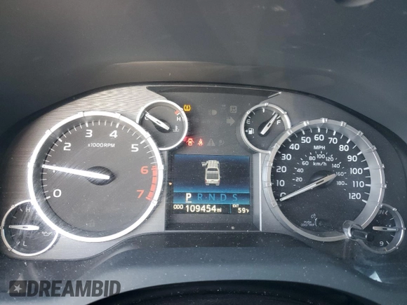 2017 Toyota Tundra SR5 with VIN 5TFEM5F16HX116622, listed as a Copart auction lot 48257125 with 109,454 mi miles and Salvage title. Bid and sale history available at DreamBid. Image 9.